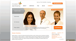 Desktop Screenshot of moderndentistry.com